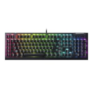 מחשב גיימינג Razer מקלדת גיימינג RAZER BlackWidow V4 X Green Mechanical Switch