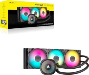קירור Corsair iCUE NAUTILUS 360 RS RGB Black 360mm AIO