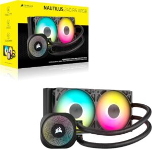 קירור Corsair iCUE NAUTILUS 240 RS RGB Black 240mm AIO