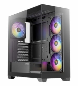 מארז מחשב Antec CX300 ARGB Black Mid-Tower 4x120mm Fan Include