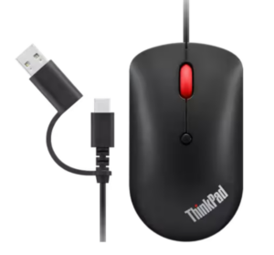 חוטי Lenovo ThinkPad USB-C Wired compact Mouse