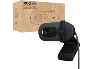 ציוד היקפי Logitech BRIO 105 FHD Built in Mic Auto Brightness