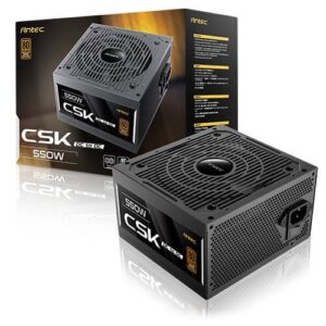ספק כוח Antec CSK 550DC 550W ATX Non-Modular PSU 80 plus Bronze