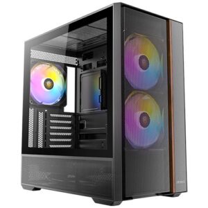 מארז מחשב Antec Flux Rear Mid Tower 3X140mm ARGB 2X120MM Fan TypeC 3.2