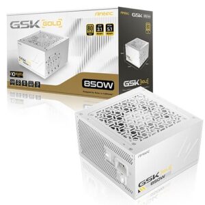 ספק כוח Antec GSK850 V2 WHITE 80 Plus Gold Modular ATX 3.1 PCIE 5.1