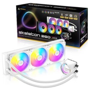 קירור Antec נוזלי משולש Antec SKELETON 360 ARGB White INTEL/AMD