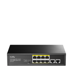 ראוטר Cudy מתג לא מנוהל Cudy GS1010P 8-Ports Gigabit Unmanaged POE Switch