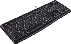 לוגיטק חוטית עברית אנגלית LOGITECH K120