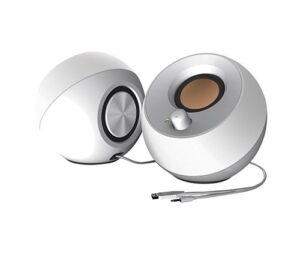 רמקולים Creative למחשב USB powered White Creative Pebble