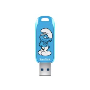 זיכרון RAM SanDisk זיכרון נייד Smurfs USB בנפח מבית Sandisk דגם SDCZIS--G46
