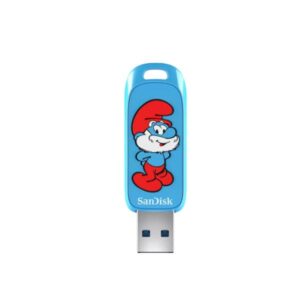 זיכרון RAM SanDisk זיכרון נייד Smurfs USB בנפח מבית Sandisk דגם SDCZIS--G46