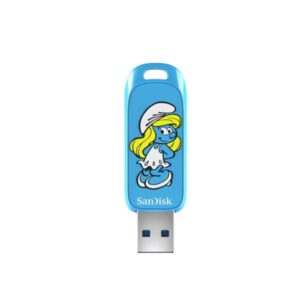 זיכרון RAM SanDisk זיכרון נייד Smurfs USB בנפח מבית Sandisk דגם SDCZIS--G46