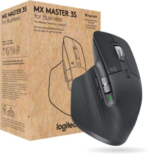 Logitech עכבר אלחוטי Logitech MX MASTER 3S FOR MAC – צבע אפור בהיר